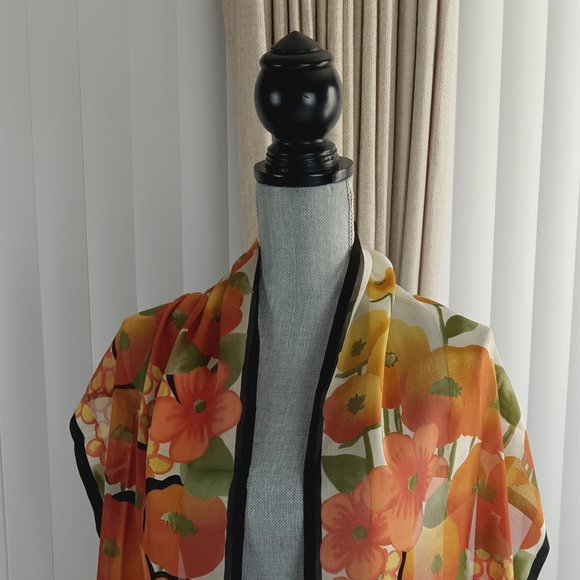 Symphony Silk Scarf. - Picture 5 of 9